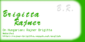 brigitta rajner business card